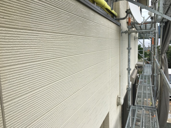 蒲郡市 Y様邸 屋根・外壁ﾌｯｿｺｰｽ　外壁塗装　施工前1