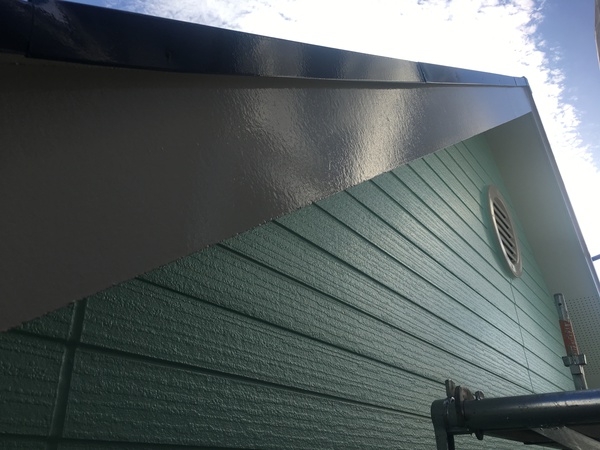 豊田市 K様邸 屋根・外壁ﾌｯｿｺｰｽ　付帯塗装　施工完了1