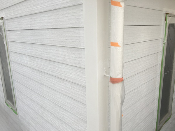 豊田市 K様邸 屋根・外壁ﾌｯｿｺｰｽ　外壁塗装　下塗り完了