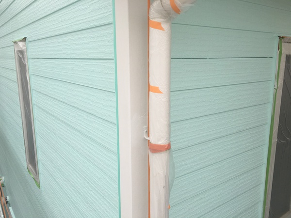 豊田市 K様邸 屋根・外壁ﾌｯｿｺｰｽ　外壁塗装　中塗り完了
