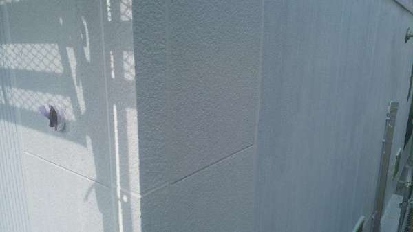 西尾市 Ｍ様邸 外壁RSダイヤモンド・フッソコース下塗り完了