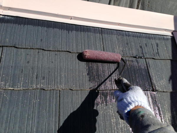 刈谷市 B様邸 屋根塗装 遮熱シリコンコース下塗りシーラ
