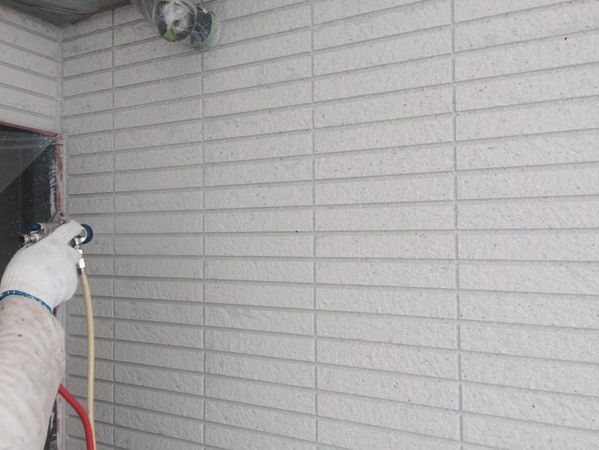 豊田市 Ｎ様邸 戸建 外壁塗装 多彩模様コース外壁模様吹付
