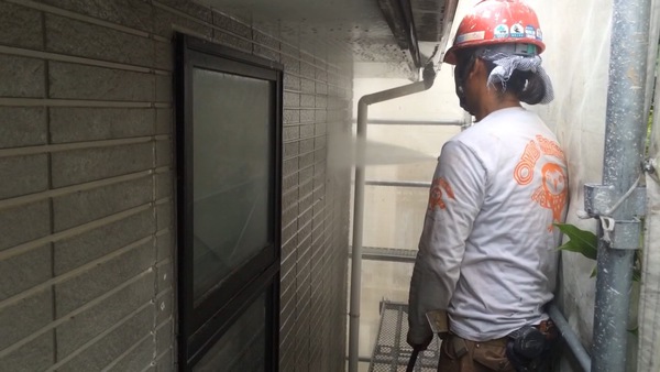 豊田市 Ｎ様邸 戸建 外壁塗装 多彩模様コース高圧洗浄150キロ