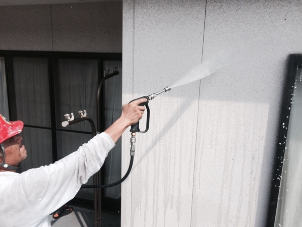 岡崎市　H様邸　戸建　外壁塗装　ﾌｯｿ・多模様コース高圧洗浄150キロ