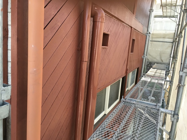 名古屋市　O様邸　戸建　屋根・外壁塗装シリコンコース外壁下塗り完了