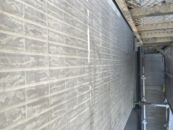 東浦町　Ｏ様邸　戸建　屋根・外壁塗装　ﾌｯｿｺｰｽ施工前外壁1