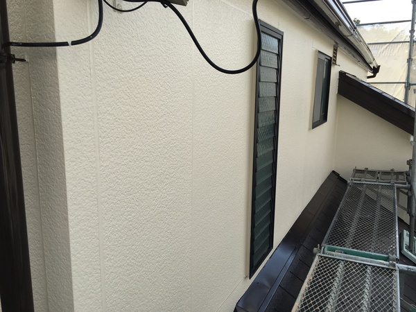 名古屋市　O様邸　戸建　屋根・外壁塗装ダブルトーン上塗り完了