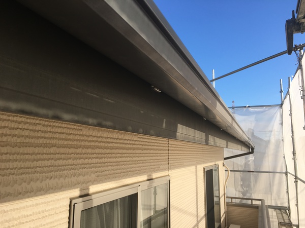 新城市　S様邸　屋根外壁　ﾌｯｿ・多模様塗装ｺｰｽ　屋根塗装　付帯施工前