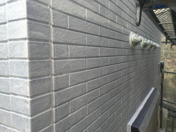 刈谷市　O様邸　外壁塗装　ﾌｯｿ・多模様コース　　外壁塗装　ﾌﾟﾗｲﾏｰ施工完了