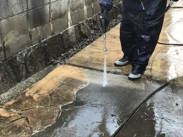 日進市 H様邸  外壁フッソコース高圧洗浄