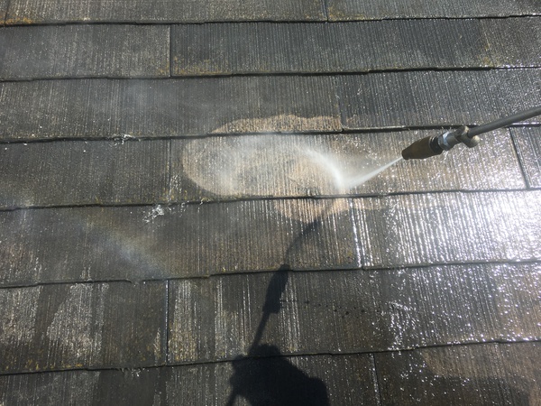安城市 K様邸 屋根・外壁RSダイヤモンドコース屋根高圧洗浄