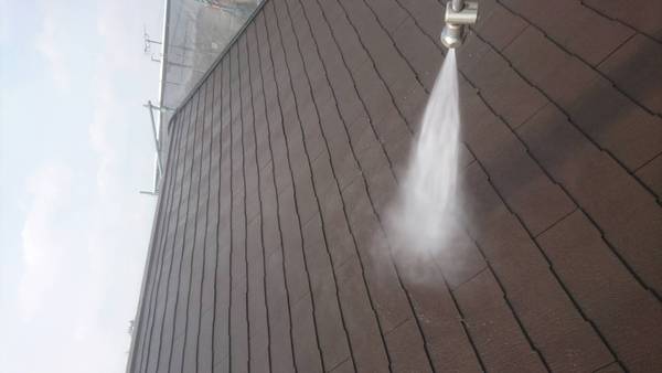 名古屋市 K様邸 屋根・外壁RSダイヤモンド・フッソコース屋根高圧洗浄