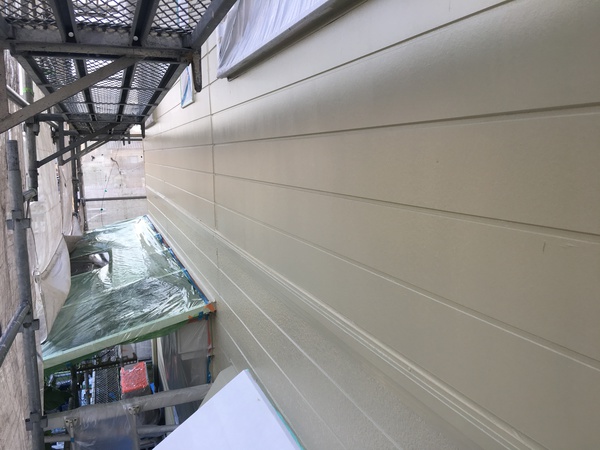 豊田市 K様邸 屋根・外壁フッソコース中塗り完了