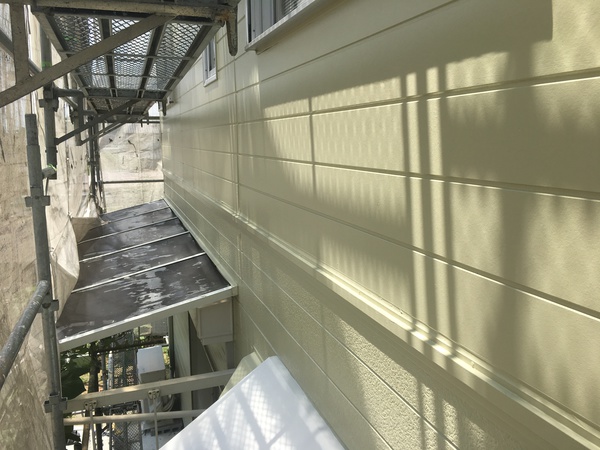 豊田市 K様邸 屋根・外壁フッソコース上塗り完了