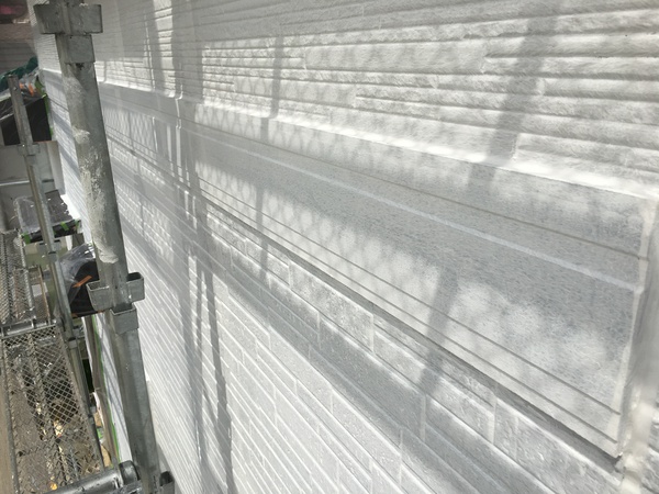 岡崎市 S様邸 外壁塗装RSｺﾞｰﾙﾄﾞSi・ RSﾀﾞｲﾔﾓﾝﾄﾞｺｰｽ下塗り完了