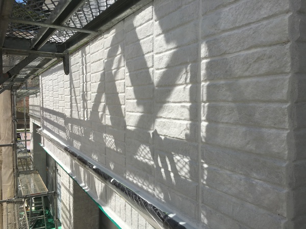 豊田市 Y様邸 屋根・外壁RSｺﾞｰﾙﾄﾞFﾀﾞﾌﾞﾙﾄｰﾝｺｰｽ下塗り完了