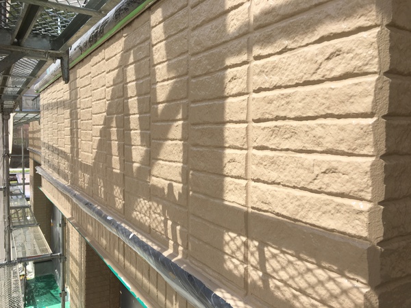 豊田市 Y様邸 屋根・外壁RSｺﾞｰﾙﾄﾞFﾀﾞﾌﾞﾙﾄｰﾝｺｰｽ上塗り完了