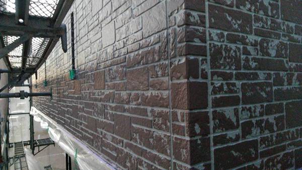岡崎市 T様邸 外壁塗装RSｺﾞｰﾙﾄﾞSi・ RSｺﾞｰﾙﾄﾞﾀﾞｲﾔﾓﾝﾄﾞｺｰｽ中塗り完了