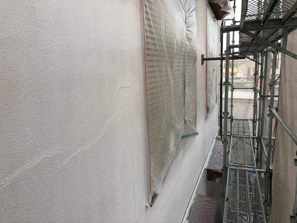 岡崎市　H様邸　外壁ｼﾘｺﾝｺｰｽ　外壁塗装　下塗り下塗り完了