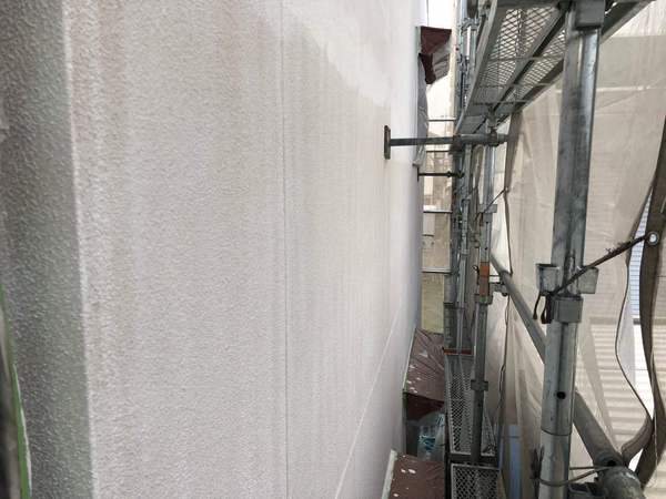 岡崎市　H様邸　外壁ｼﾘｺﾝｺｰｽ　下塗り工事　外壁塗装　下塗り完了