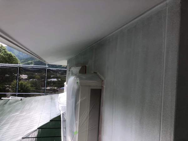 岡崎市 G様邸 外壁フッソコース下塗り完了