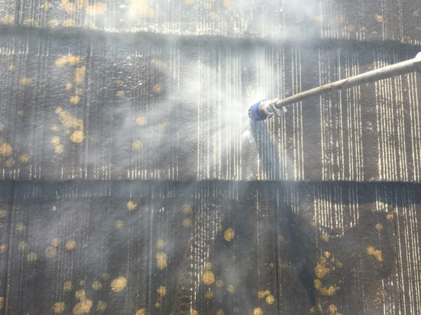 豊田市　O様邸　屋根・外壁塗装ﾌｯｿｺｰｽ　屋根塗装　高圧洗浄150