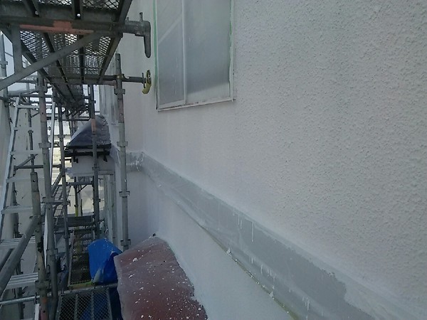 刈谷市　K様邸　屋根・外壁ﾌｯｿｺｰｽ　外壁塗装　サーフ完了