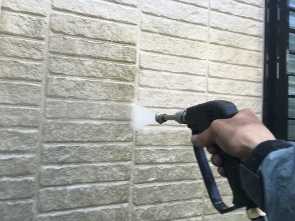 豊田市　O様邸　屋根・外壁塗装ﾌｯｿｺｰｽ　外壁塗装　高圧洗浄150キロ