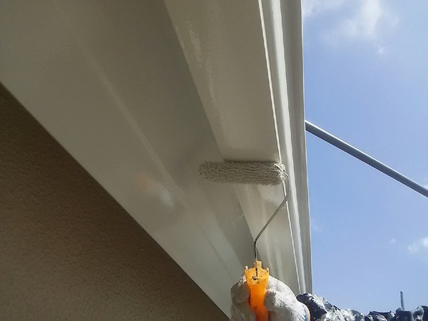 刈谷市　K様邸　屋根・外壁ﾌｯｿｺｰｽ　屋根塗装　付帯2回目