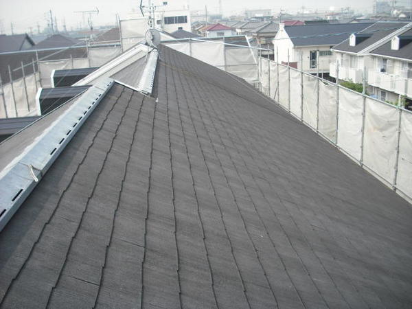 西尾市　Ｊアパート　Ｃ棟　外壁塗装　屋根塗装　シリコンコース施工前1