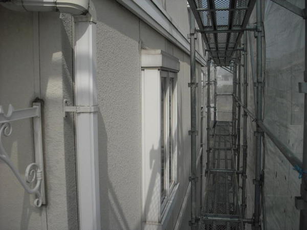 西尾市　Ｊアパート　Ｃ棟　外壁塗装　屋根塗装　シリコンコース施工前2