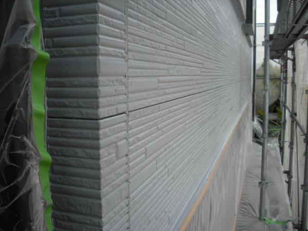 豊田市　F様邸　戸建　外壁塗装　無機コースSPR下塗り完了