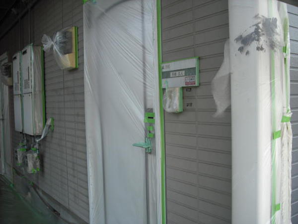 刈谷市　Jアパート　外壁塗装　屋根塗装　シリコンコースシーラ完了