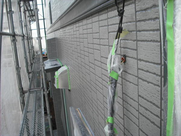 豊田市　F様邸　戸建　外壁塗装　無機コースクリアー1完了