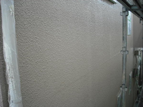 豊田市　Ｆ様邸　戸建　外壁塗装　フッソコース中塗り完了