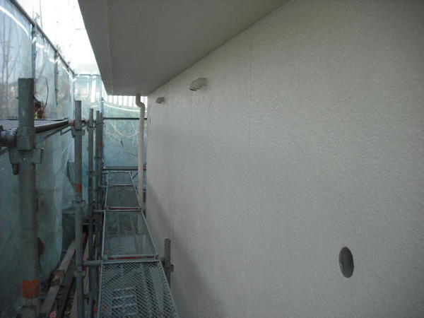 碧南市　Ｉ様邸　外壁塗装　シリコンコース上塗り完了2