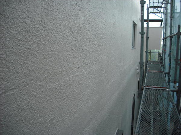碧南市　Ｉ様邸　外壁塗装　シリコンコース上塗り完了1