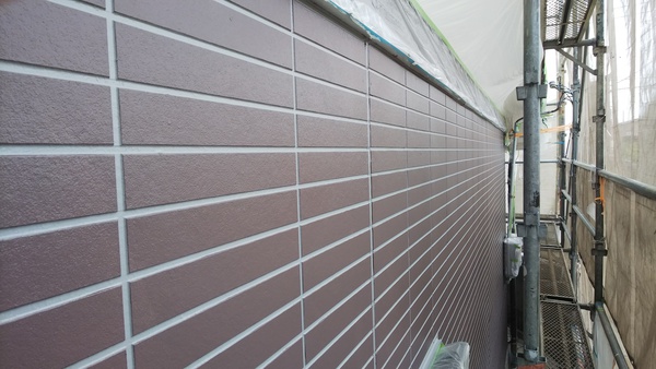 岡崎市 O様邸 外壁RSダイヤモンド・RSゴールドSI上塗り完了