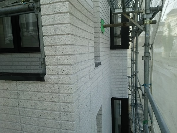 豊田市 Ｎ様邸 戸建 外壁塗装 多彩模様コース外壁塗装模様完了1