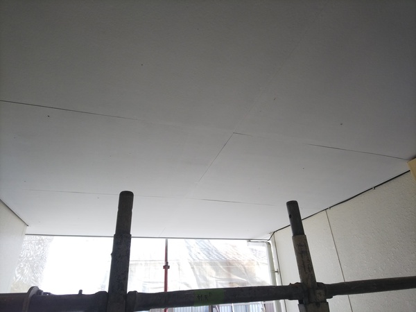 豊明市 Sアパート2 屋根・ 外壁塗装 RSシルバーグロスSiコース付帯施工前②