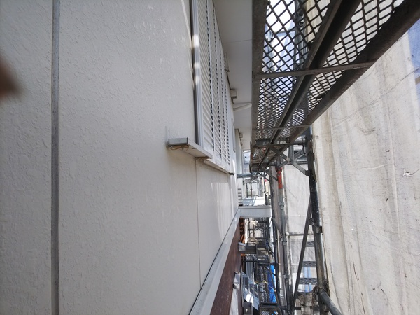 豊明市 Sアパート2 屋根・ 外壁塗装 RSシルバーグロスSiコース施工前①
