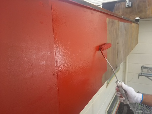 名古屋市 ヴェリーフラワー 店舗 屋根・外壁塗装 シリコンコース付帯錆止め