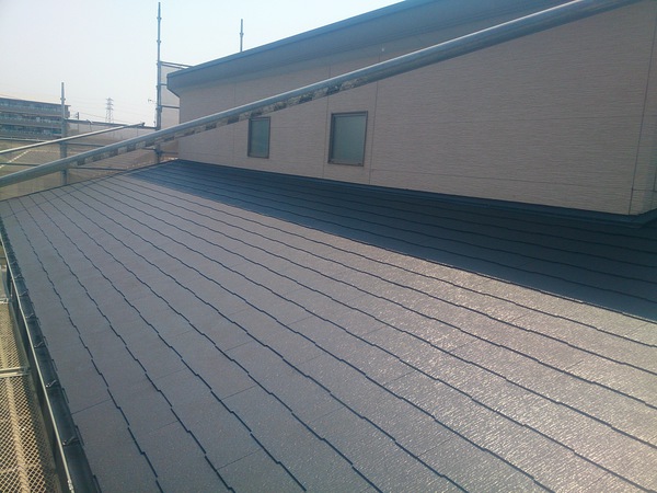 岡崎市 Ｓ様邸 外壁塗装 無機塗装コース　屋根フッソコース施工前屋根