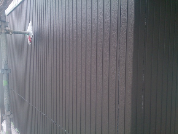 岡崎市 Ｓ様邸 外壁塗装 無機塗装コース　屋根フッソコース外壁下塗り完了1