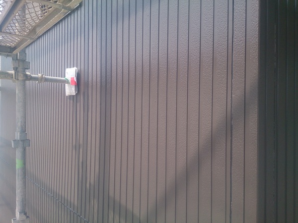 岡崎市 Ｓ様邸 外壁塗装 無機塗装コース　屋根フッソコース外壁上塗り塗装完了2