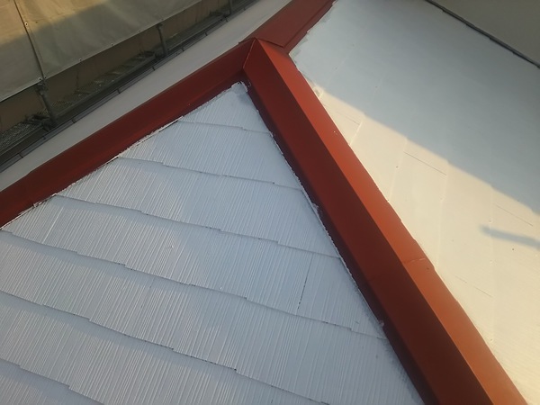 東浦町　Ｏ様邸　戸建　屋根・外壁塗装　ﾌｯｿｺｰｽ屋根下塗り完了