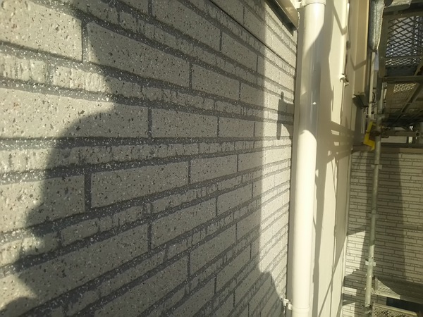 豊田市　T様邸　外壁塗装　ｼﾘｺﾝ多模様塗装外壁塗装多模様上塗り施工完了