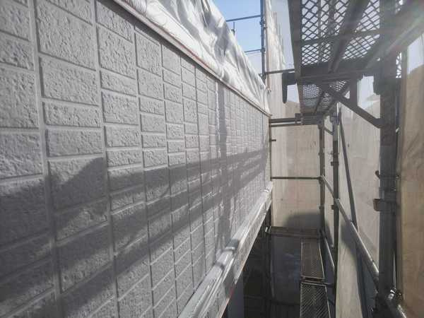 岡崎市 T様邸 屋根・外壁ムキコース下塗り完了