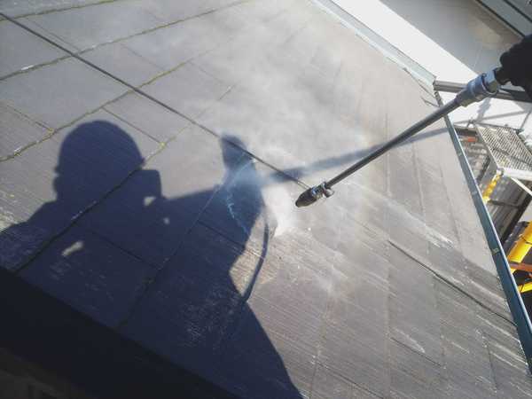刈谷市 K様邸 屋根・外壁ムキコース屋根高圧洗浄